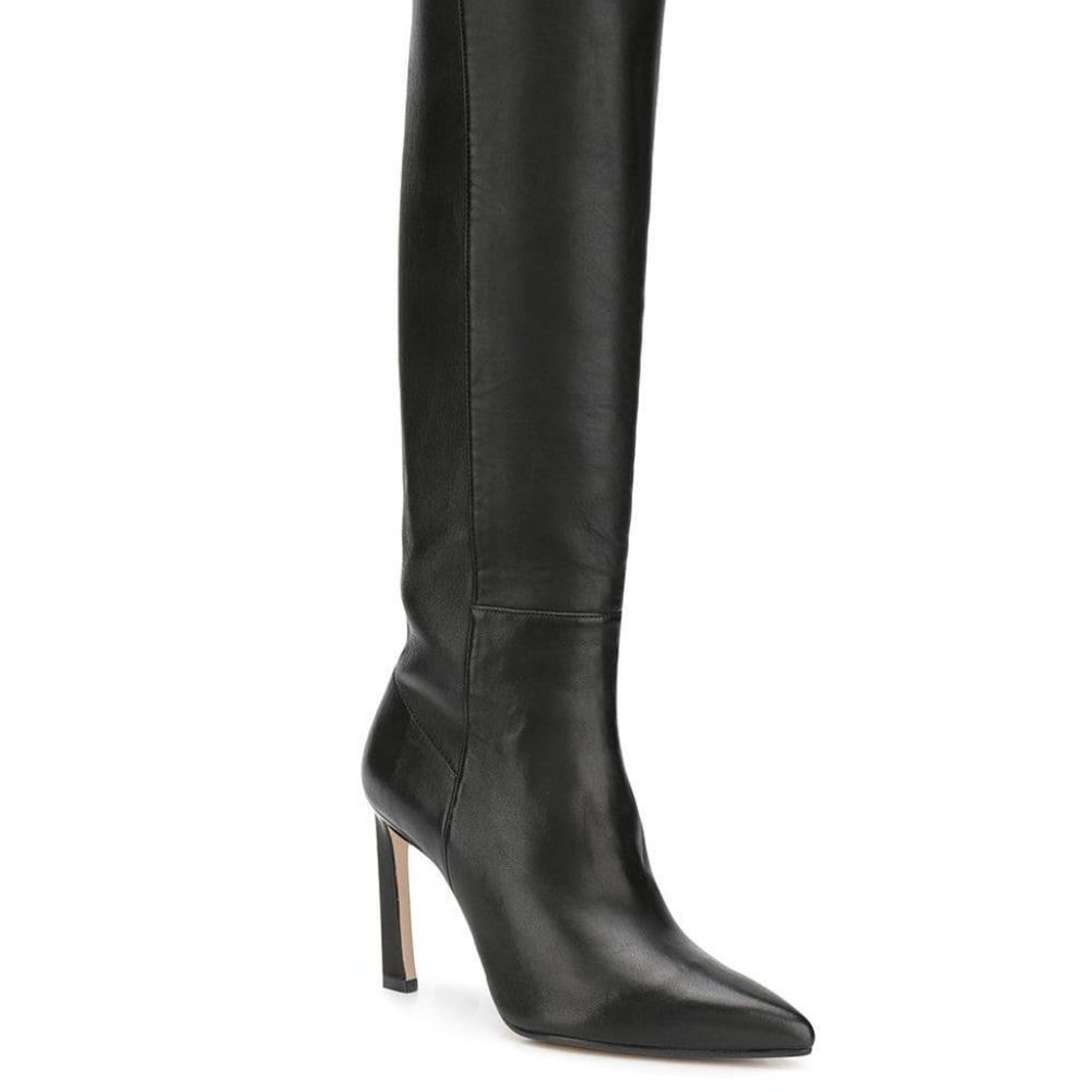 NIB Stuart Weitzman Black Demi Tonal Bama, 10
